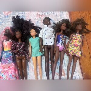Barbie Diverse Fashion Doll Set with Colorful Outfits
